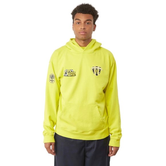 NEW NASHVILLE SOCCER CLUB x BRIAN WOODEN YELLOW HOODIE SZ LARGE L - Picture 1 of 8
